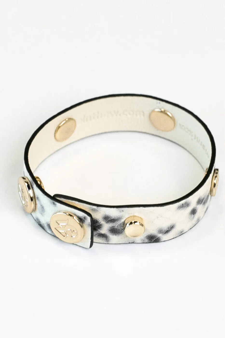 The Moods bracelet - black and white snake