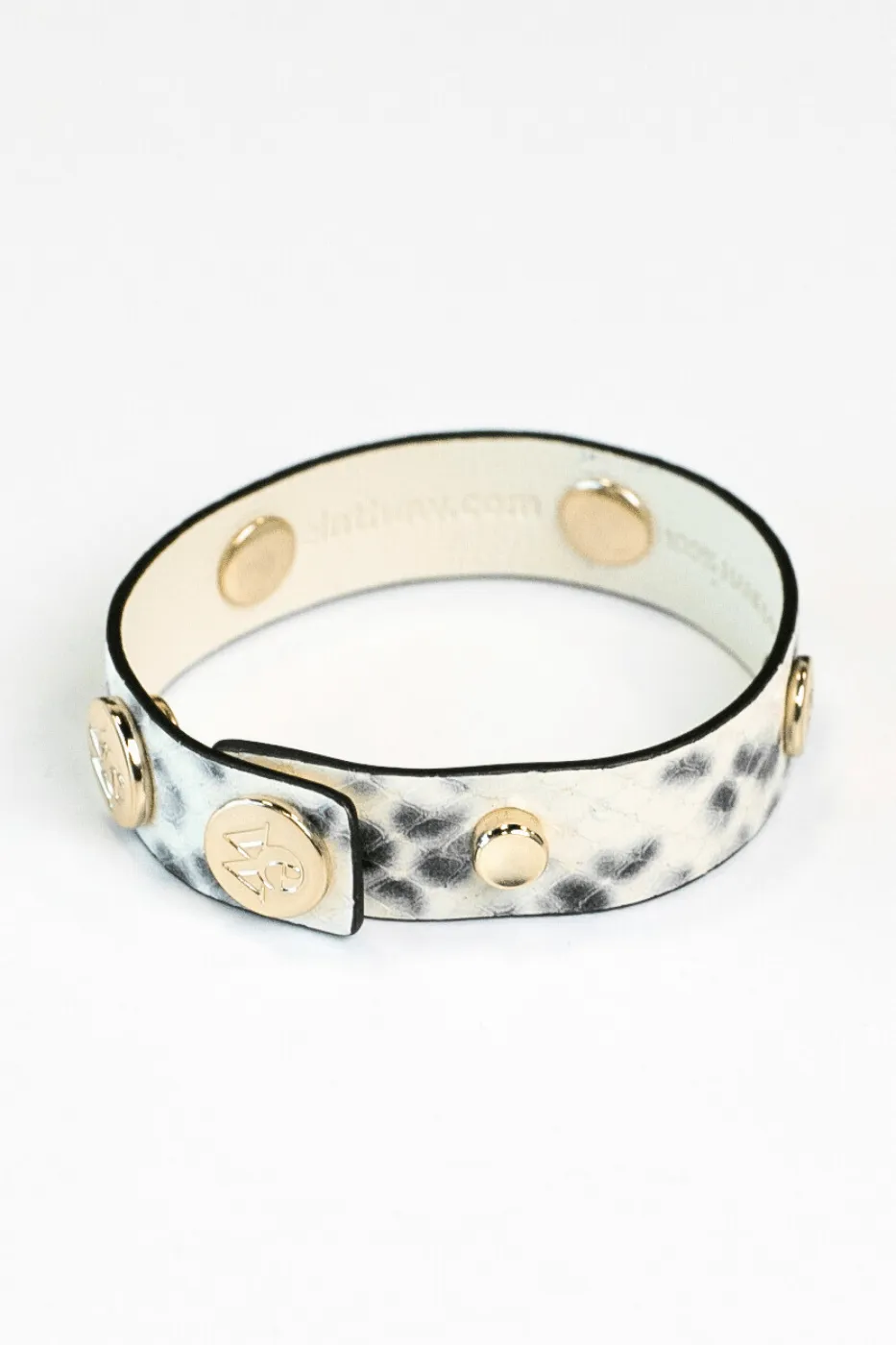 The Moods bracelet - black and white snake