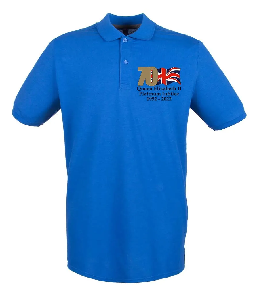 The Queen's Platinum Jubilee 2022 Embroidered Polo Shirt