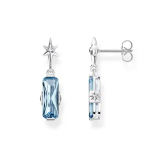 Thomas Sabo Ear Studs Blue Stone With Star