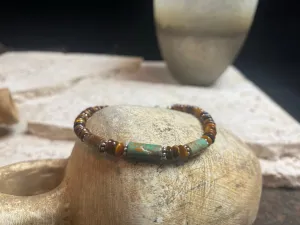 Turquoise And Tiger's Eye Bracelet