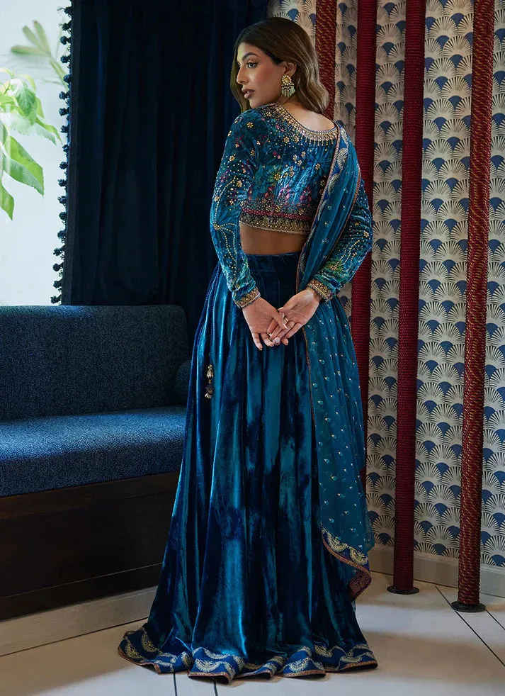 Velvet Revolt 23 - Reem Teal Lehnga Choli