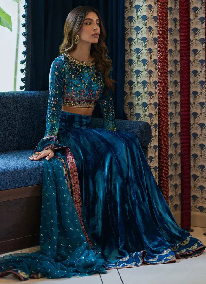 Velvet Revolt 23 - Reem Teal Lehnga Choli