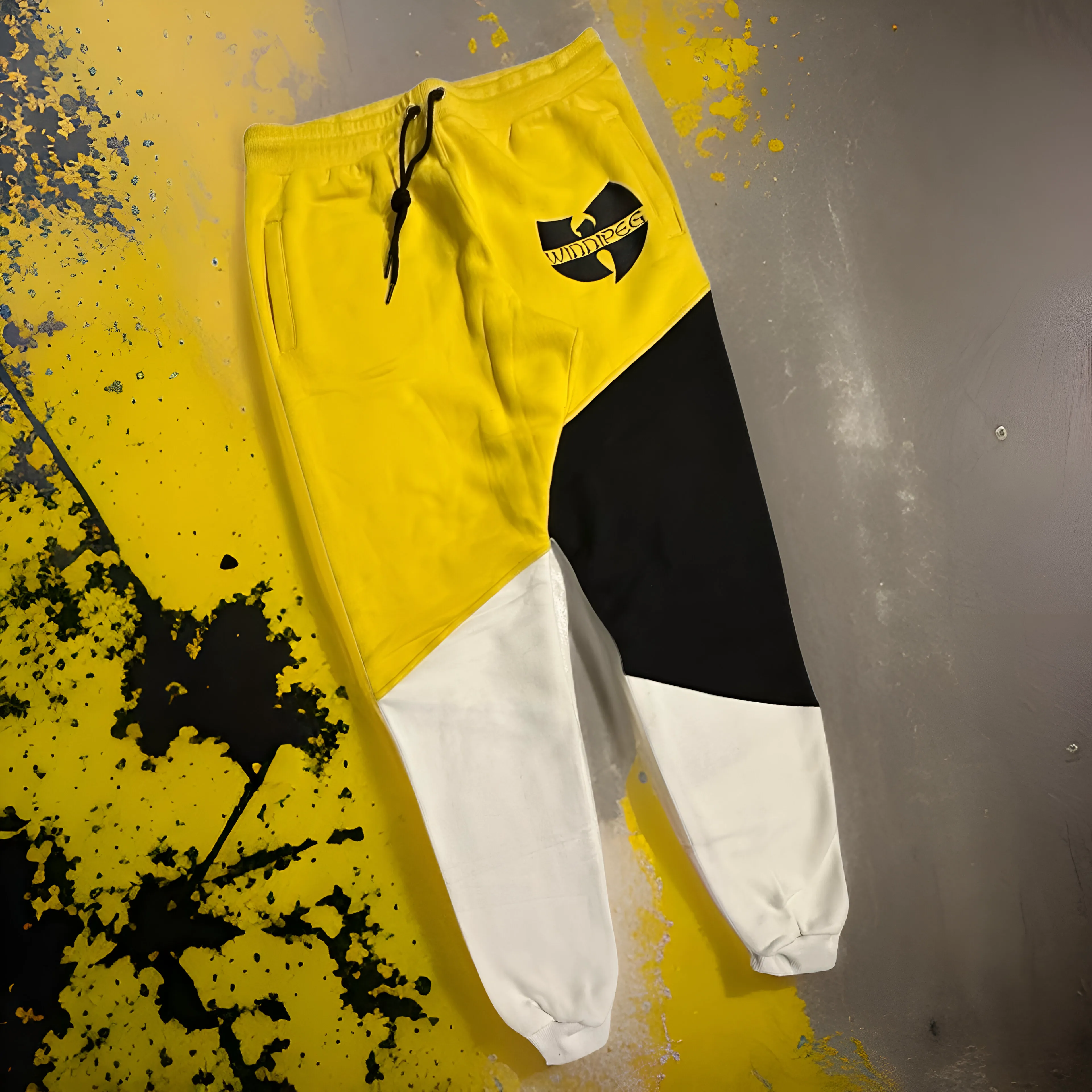 *WU-WINNIPEG* (3 TONE) JOGGER SWEATSUITS (EMBROIDERED LOGOS) (CUT & SEW)