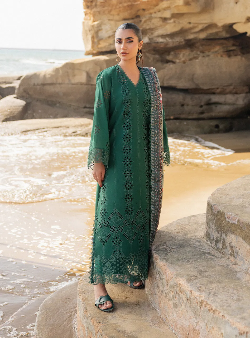 Zainab Chottani Chikankari Luxury Lawn Collection 2024 – Aysel - 1A