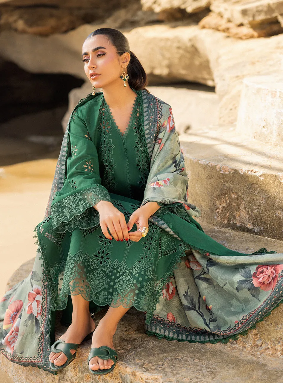 Zainab Chottani Chikankari Luxury Lawn Collection 2024 – Aysel - 1A