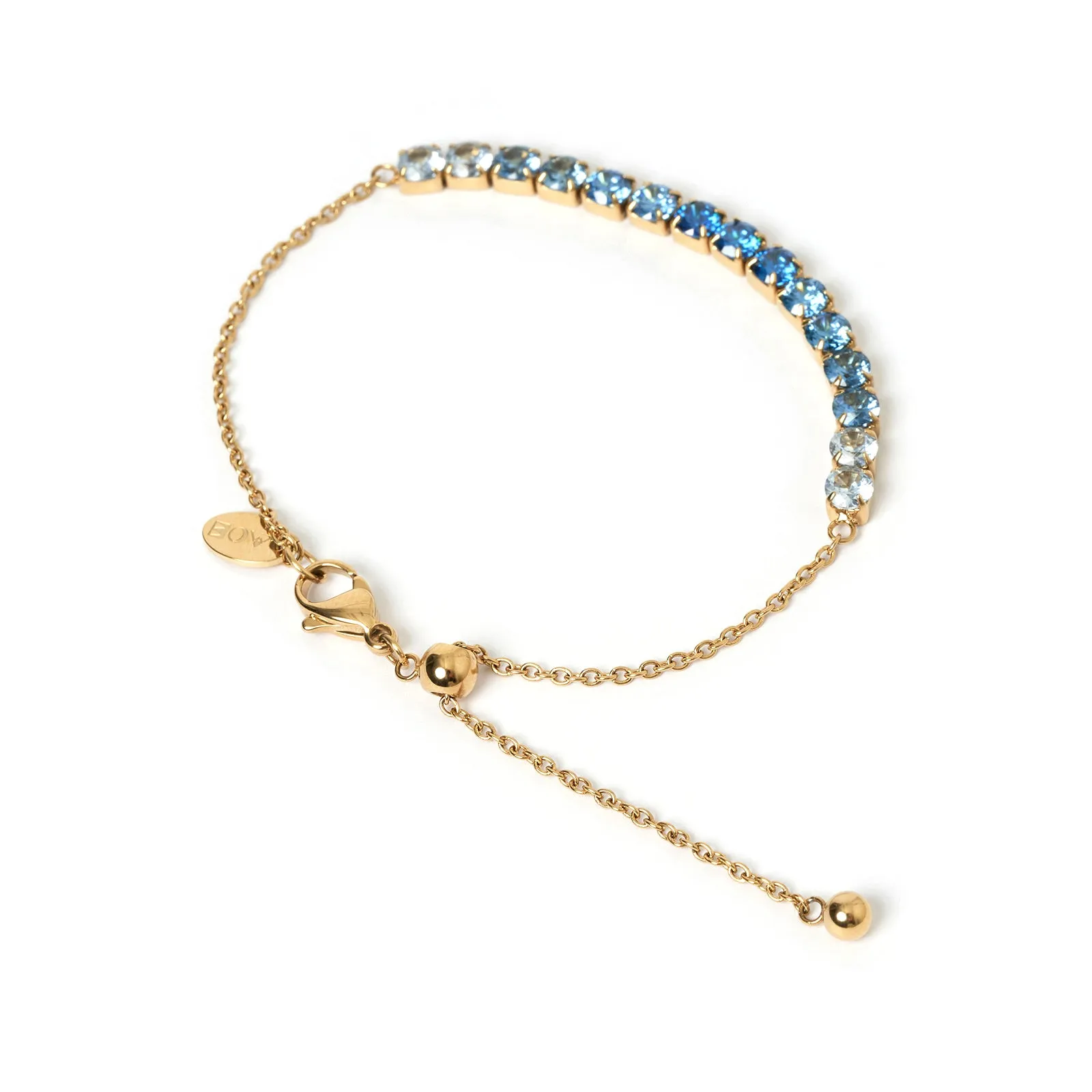 Zalia Gold Bracelet - Sapphire