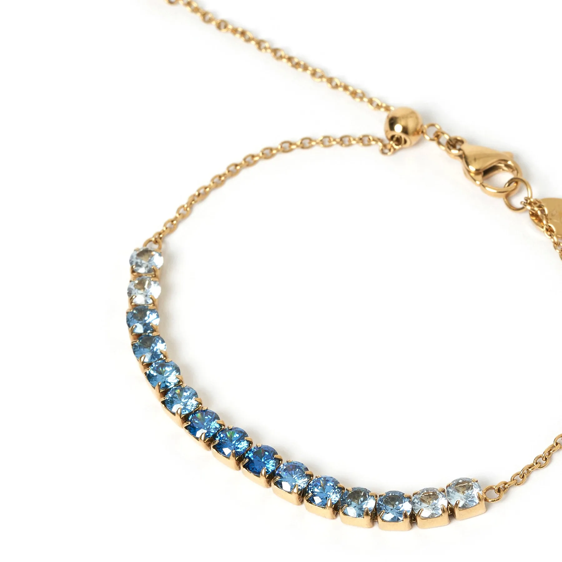 Zalia Gold Bracelet - Sapphire