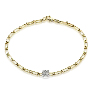 ZB840 Bracelet in 14k Gold with Diamonds